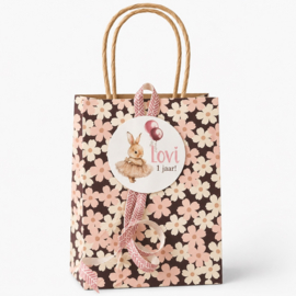 Traktatie stickers - Bunny