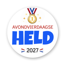 Sluitstickers – Avondvierdaagse Held 2027