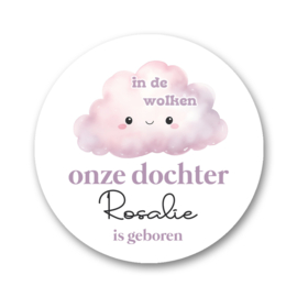 Sluitzegels  in de wolken onze dochter