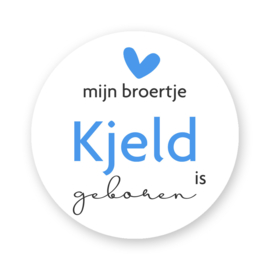 Sluitzegel -Mijn broertje...naam...is geboren
