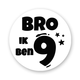 Traktatiestickers -Bro ik ben