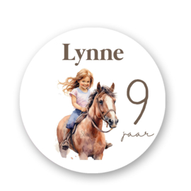 Traktatie Stickers -Paard*