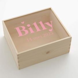 Naamsticker* geboortedatum* - Billy