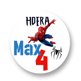Traktatie stickers Spiderman