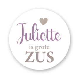 Sluitstickers Geboorte – Naam is Grote Zus