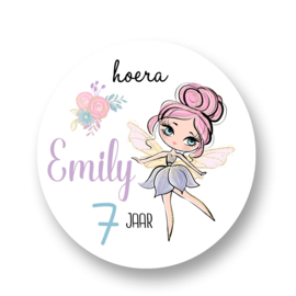 Traktatie sticker - Fairy