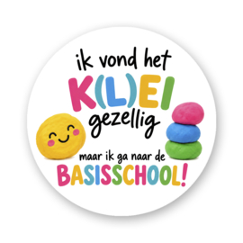 Traktatiestickers “Ik vond het klei gezellig”