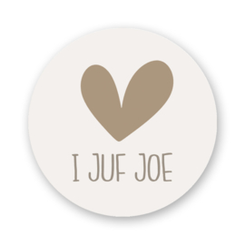 Sluitstickers -Sluitzegels ❤️ I Juf JOE