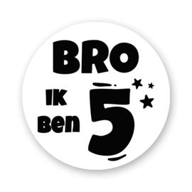 Traktatiestickers -Bro ik ben