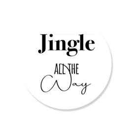 Sluitstickers kerst -  Jingle all te way