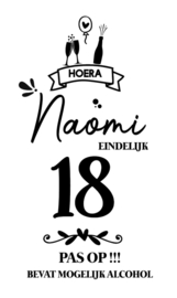 Raamsticker 18 Jaar