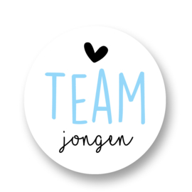 Gender reveal Stickers - Team Jongen