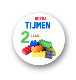 Traktatie stickers Lego