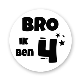 Traktatiestickers -Bro ik ben