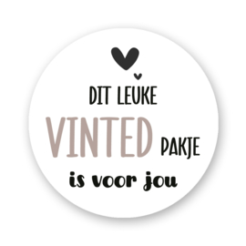 Sticker "Dit leuke Vinted pakje is voor jou" –