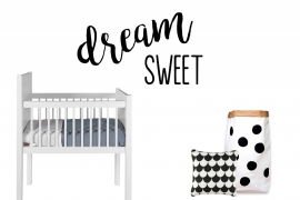 Dream - Sweet - Muursticker