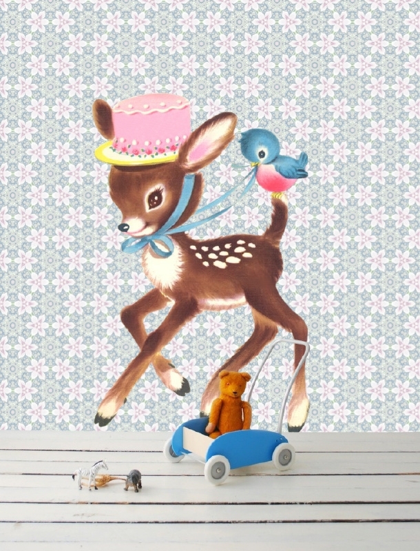 Muursticker Bambi Small | Muurstickers -Canvas - LAATSTE !! | Pimp-it-Shop
