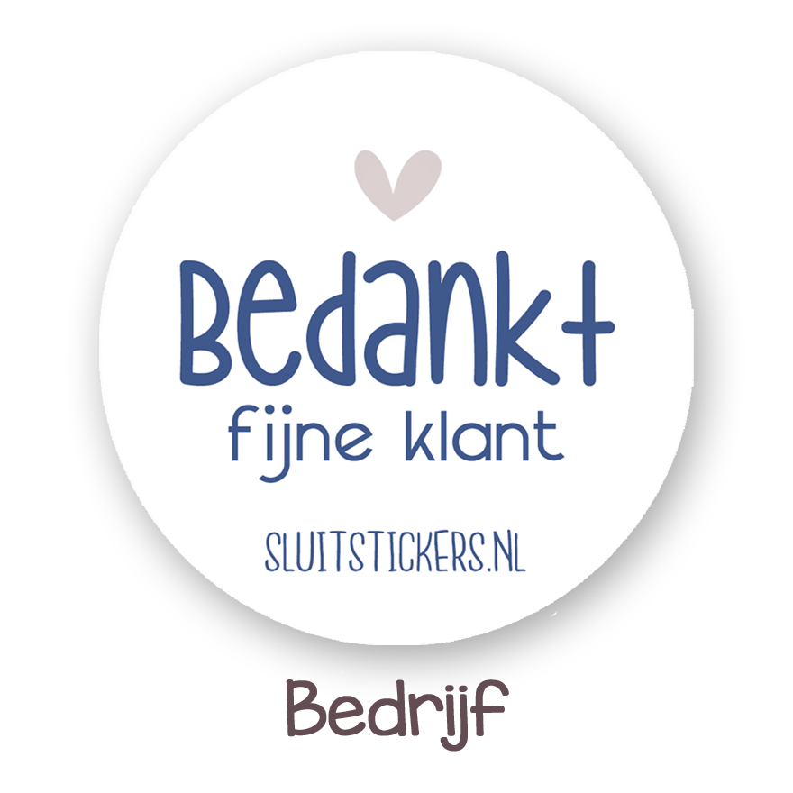 sluitstickers voor bedrijven