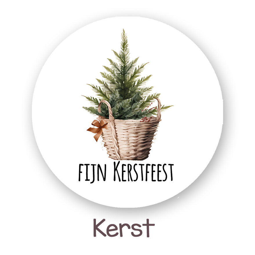 sluitstickers kerst