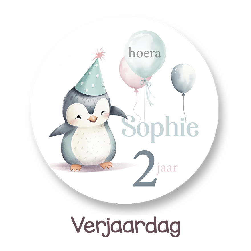 traktatiestickers verjaardag