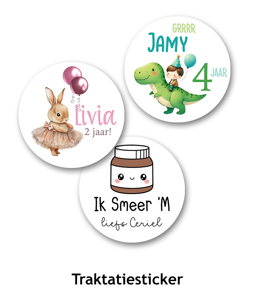 Traktatie Stickers
