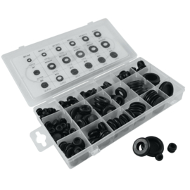 JBM Tools | Doorvoer & Afdichtrubber set - Doorvoerrubbers (zwart)