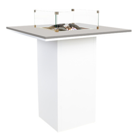 Cosiloft 100 Bar Table white frame / grey top