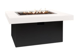 Easyfires vuurtafel Milano rectangle wit