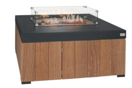 Easyfires vuurtafel Coral rectangle