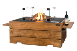 Happy Cocooning vuurtafel Teak set Exclusive