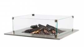 Cosi glasset rectangular / rechthoek (55 x 35 cm) RVS