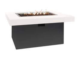 Easyfires vuurtafel Milano rectangle wit