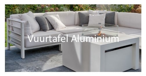 Vuurtafel aluminium