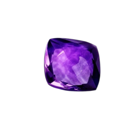 Amethist  facetgeslepen- 7ct met GGL certificaat