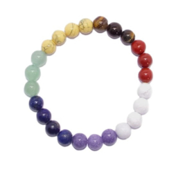Armband Chakra - kralen 8 mm