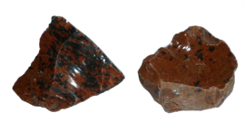 Mahonie Obsidiaan 2 stukjes