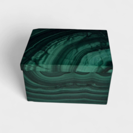 Doosje met deksel Malachiet