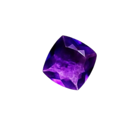 Amethist  facetgeslepen- 7ct met GGL certificaat