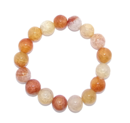 Armband crackle Agaat - kralen 12 mm