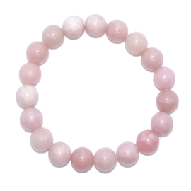 Armband Opaal Roze - kralen 10 mm