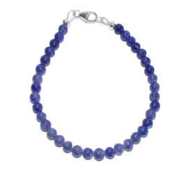 Armband Saffier - ronde kralen verkocht