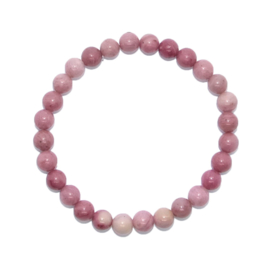 Armband Rhodochrosiet - kralen 6 mm verkocht