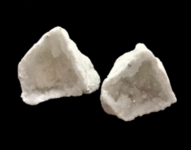 Bergkristal Geode Paar