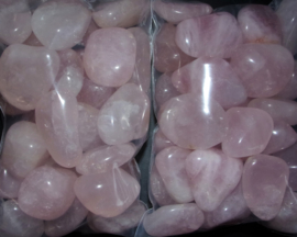 Trommelsteen Rozenkwarts  - 500 gram