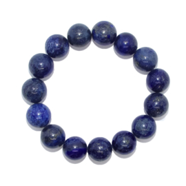 Armband Lapis Lazuli - kralen 14 mm
