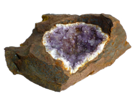 Amethist in Basalt - Zululand, Zuid Afrika
