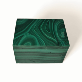 Doosje met deksel Malachiet