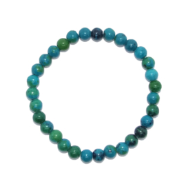 Armband Chrysocolla - kralen 6 mm