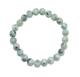 Armband Kiwi Jaspis - kralen 8 mm
