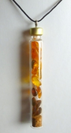 Flesje met Barnsteen (Amber )
